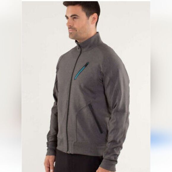 Lululemon Men's Trainer Jacket In Heather Gray Size XL - Picture 10 of 10